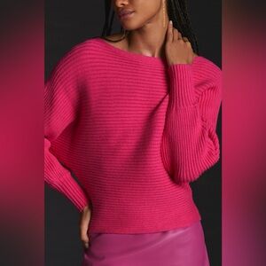Anthropologie Ribbed Pullover Sweater
